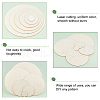 Wooden Blank Plates Set DIY-WH0016-65-6