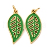 304 Stainless Steel Enamel Pendants STAS-U061-22G-1