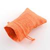 Burlap Packing Pouches Drawstring Bags ABAG-Q050-7x9-11-2