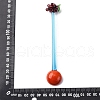 Handmade Glass Fruits Spoons AJEW-A067-01-4