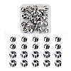 20Pcs 2 Colors Silicone Beads SIL-TA0001-07A-18