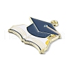 Graduation Theme Alloy Enamel Pendants ENAM-G226-01D-3