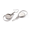 304 Stainless Steel Earring Hooks STAS-Z036-10P-2