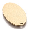 Ion Plating(IP) 304 Stainless Steel Pendants STAS-O133-01E-G-2