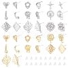   32Pcs 16 Style Alloy Stud Earring Findings FIND-PH0008-35-1