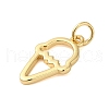 Rack Plating Brass Pendants KK-S372-19G-2