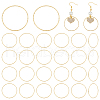 Unicraftale 30Pcs Brass Linking Rings KK-UN0002-64-1