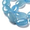 Natural Quartz Imitation Aquamarine Beads Strands G-P528-M03-01-4