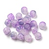 Transparent Crackle Glass Beads Strand X-GLAA-D012-01A-2
