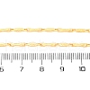 Brass Twisted Bar Link Chain Necklaces NJEW-D302-63G-3