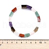 Natural Mixed Stone Beads Stretch Bracelets for Women Men BJEW-C097-06-01-3