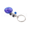 3Pcs Handmade Lampwork Evil Eye Keychains KEYC-JKC01252-02-5