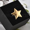 304 Stainless Steel Open Cuff Ring for Women X-RJEW-M049-05G-04-2
