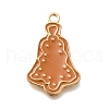 Christmas Theme Alloy Enamel Pendants ENAM-Q509-01KCG-03-1