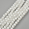 Electroplate Glass Beads Strands EGLA-A034-J6mm-A08-1