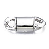 Non-Tarnish 304 Stainless Steel Fold Over Clasps STAS-S080-01C-P-2