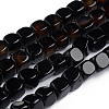 Natural Black Onyx Beads Strands G-L553-05A-1