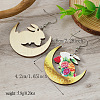 Cute Rabbit Wooden Dangle Earrings for Easter ZX2883-8-2