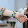 GOMAKERER 2 Strands Natural Chrysocolla and Lapis Lazuli Beads Strands G-GO0001-38A-6