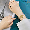GOMAKERER 6Pcs 2 Colors Brass Bangle Makings FIND-GO0002-78-6