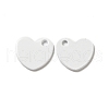 Spray Painted 201 Stainless Steel Charms STAS-G304-25B-1