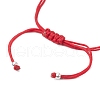 Nylon Braided Bead Bracelets for Women Men BJEW-JB11312-04-4
