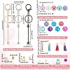   DIY Beadable Keychain Bar Making Kit DIY-PH0017-37-2