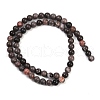 Natural Plum Blossom Jasper Beads Strands G-F591-23-6mm-3