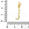 Brass Micro Pave Cubic Zirconia Enamel Pendants KK-D354-06G-C-3