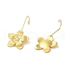 304 Stainlee Steel with Plastic Pearl Dangle Earring EJEW-Z045-06G-2