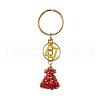 Lucky Bag Woven Glass Keychains KEYC-MZ00029-01-2