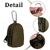 Nylon Zipper Wallets with Alloy Clasps AJEW-WH0567-68-4