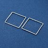 Brass Beads Frames KK-M288-01S-G-2