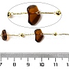 Handmade Nuggest Glass Beaded Chains CHC-F020-07G-01-2