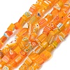 Handmade Millefiori Lampwork Beads Strands LAMP-P070-02A-2