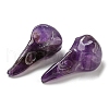 Natural Amethyst Pendants G-M417-06I-2