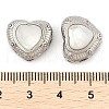 Brass and White Shell Multi-Strand Links KK-M304-01P-3
