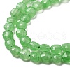 Natural Dyed White Jade Beads Strands G-C179-A6mm-05-4