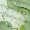 150Pcs 5 Colors Tibetan Style Alloy Charms TIBEP-FG0001-05-4