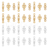 HOBBIESAY 60Pcs 6 Styles Brass Connector Charms KK-HY0001-94-1