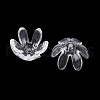 Transparent Acrylic Bead Caps TACR-G050-06-3