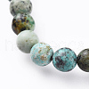 Natural African Turquoise(Jasper) Stretch Bracelets BJEW-JB04557-04-2