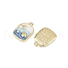Alloy Rhinestone Pendants PALLOY-P311-02G-2