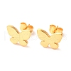 Ion Plating(IP) 304 Stainless Steel Stud Earrings X-EJEW-C001-14G-1