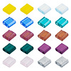 200Pcs 10 Styles 2-Hole Mixed Styles Glass Seed Beads SEED-TA0001-30-1