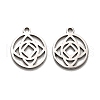 Non-Tarnish 316 Surgical Stainless Steel Charms STAS-H190-03P-02-1