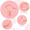 CREATCABIN 100Pcs Brass Earring Hooks KK-CN0001-79-3