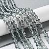 Drawbench Transparent Glass Beads Strands GLAD-Q012-6mm-09-1