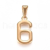 304 Stainless Steel Pendants STAS-L210-05D-G-1