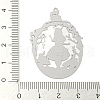 Non-Tarnish 201 Stainless Steel Pendants STAS-D023-02P-3